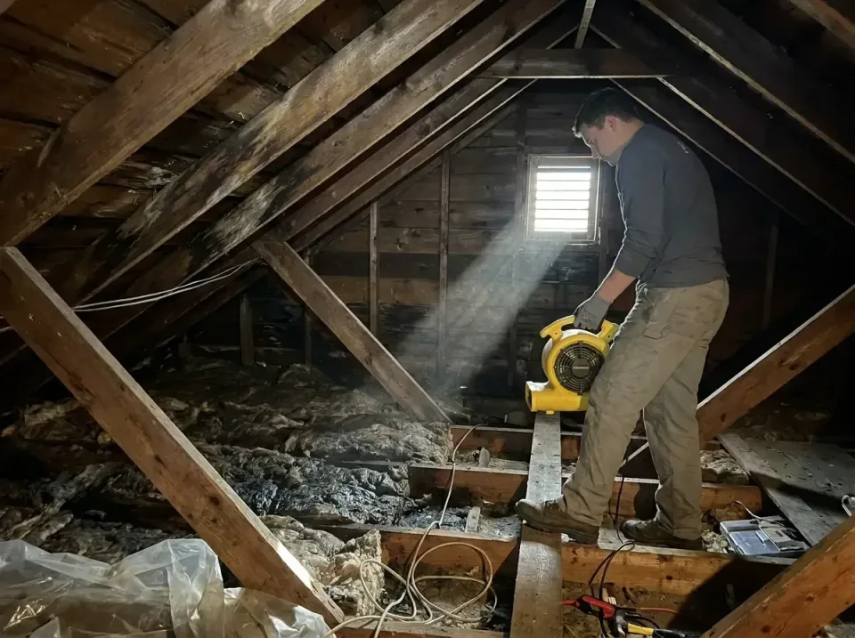 attic-water-damage-drying-proc-007 — frequently asked questions, Emergency Water Extraction & 24/7 Flood Response in Lamar,…
